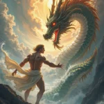 Apollo vs Dragon King (Long Wang) (Chinese Dragon God) In a coliseum