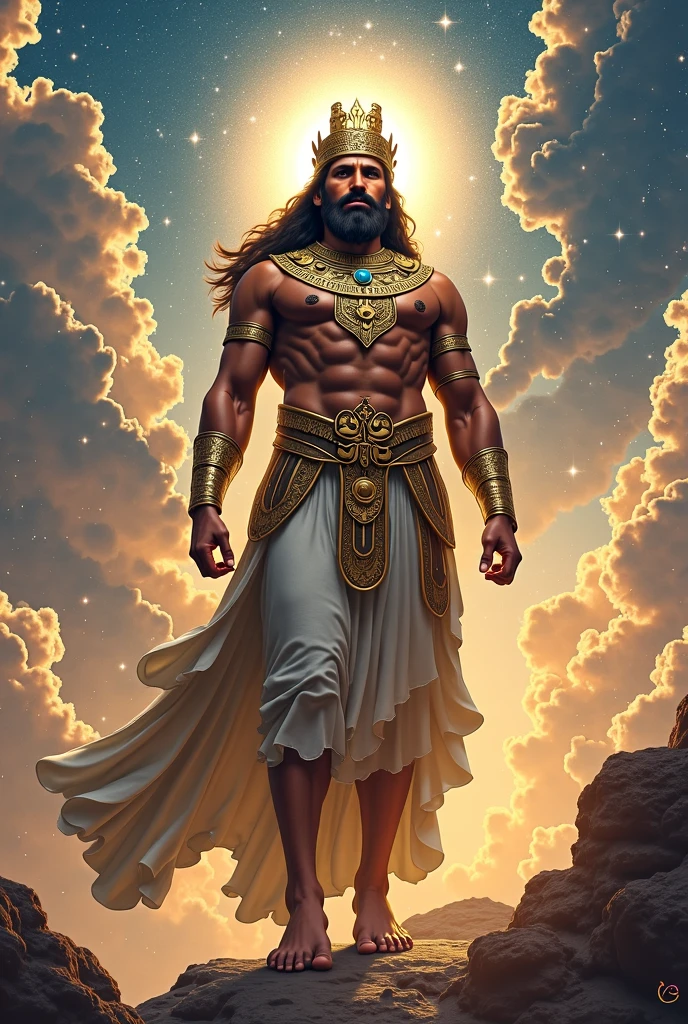 Anu - God of the sky and the king of the gods